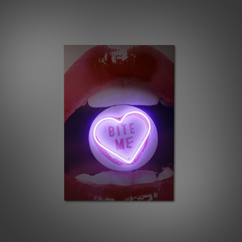 Hot Lips Bite Me Print