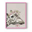 «Peek A Boo Giraffe II», reproduction encadrée - bois massif-498640801-498640806