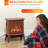 Electric Fireplace Heater with Realistic LED Flames and Logs-616216836
