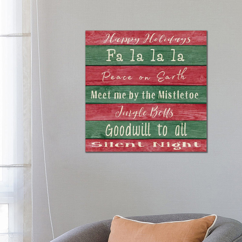 Holiday Chants I by Andi Metz - Wrapped Canvas Gallery-Wrapped Canvas Giclée, 66.04 cm H x 66.04 cm W x 1.91 cm D