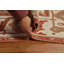Tapis turc en laine noué à la main de conception unique 9 pi 10 po x 12 pi 9 po Heriz Serapi