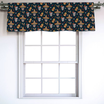 Sateen Ruffled Window Valance