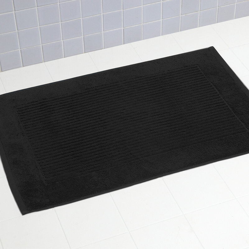 Madely Bath Rug, Black