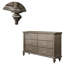 Commode double l 19 po Isatu