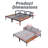 Modern Outdoor Daybed Patio Metal Daybed-803629120