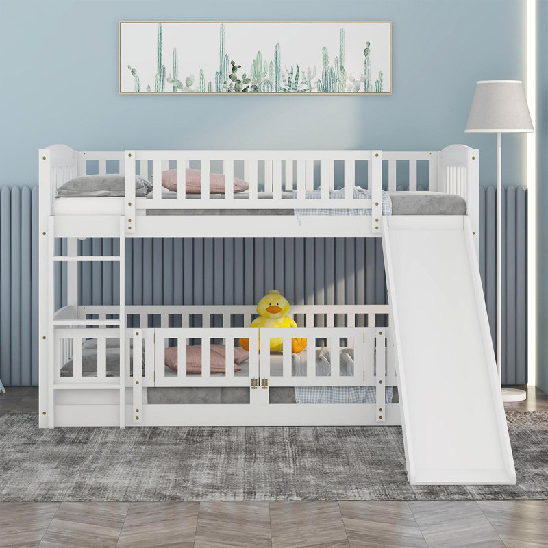 Lit superposé simple au-dessus de simple Holten Kids, Blanc