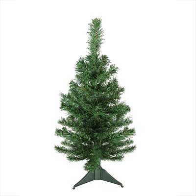 Arbre de Noël artificiel pin vert mixte 2 pi 2 tons - non éclairé