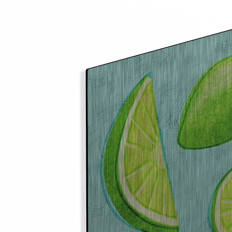  «Limes» par Elizabeth Caldwell, art mural en métal, H 36 po x l 36 po