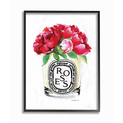 « mode stylisé rose fleur », art textuel