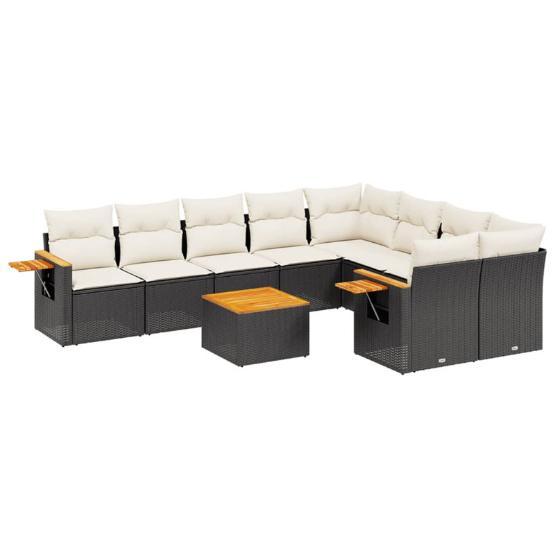 Ensemble de canapé de jardin Vidaxl PE