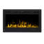 Malik Belfry Heating 91.5cm W Gloss Electric Fireplace