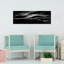 Art mural abstrait contemporain paysage de montagne sec-265943172