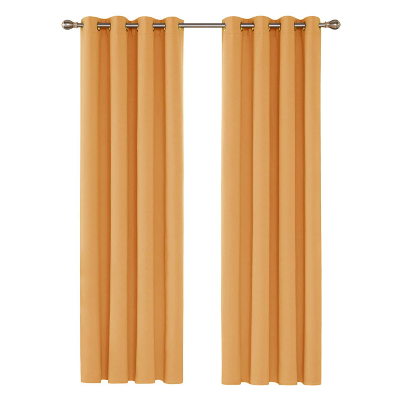 Quayshaun Blackout Curtain Pair, 55cm Width x 280cm Drop