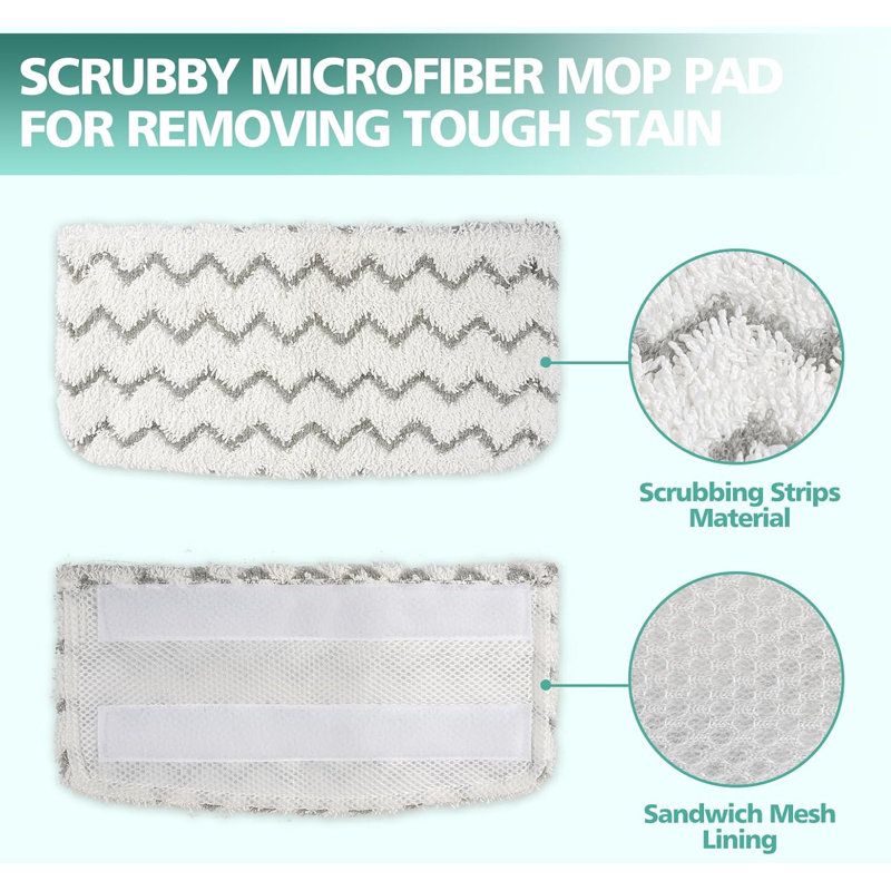 6-pack Replacement Microfiber Pads