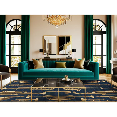  Tapis lavable Jazz Club Aesthétique
