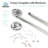 44'' Curved Shower Curtain Rod