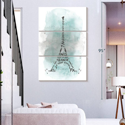 Lilie Eiffel Tower In Turquoise