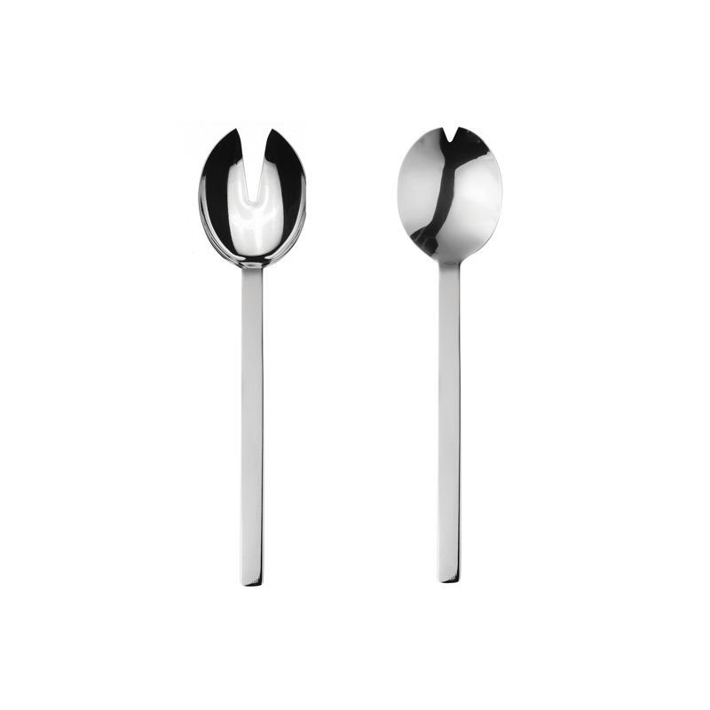 Stile By Pininfarina Stainless Steel Salad Servers, Mirror
