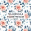 Ensemble de literie pour fille 5 pièces - Ensemble de housse de couette et coussin décoratif Garden-124207984