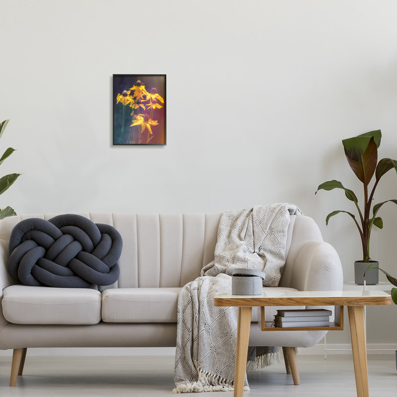 Az-508, encadré aux yeux noirs, impression sur bois, Giclée encadrée noir minuit, H 14 po x l 11 po x P 1,5 po