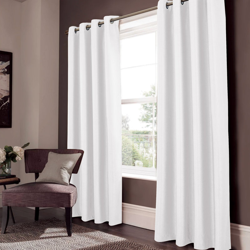 Rideaux obscurcissant Wilfrid, L 52 po x L 95 po, Argent argent