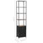 Aadhyan 180cm H x 40.5cm W Steel Etagere Bookcase