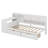 Wooden L-Shape Daybed With Storage Cabinets And Two Storage Drawers, Multi-Functional Bed With Study Desk And Built-In Bookshelf-1388637490-1388637489