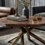 Table basse à pieds croisés