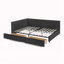 Structure de lit double pleine grandeur avec rangement-54049966