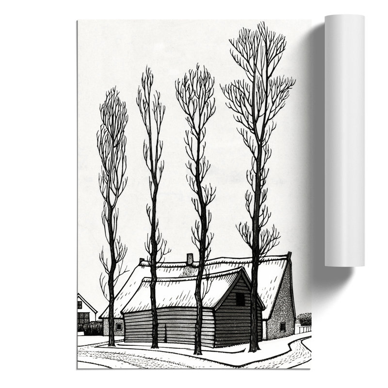 Winter by Julie De Graag - No Frame Print, 59cm H x 42cm W x 0.1cm D