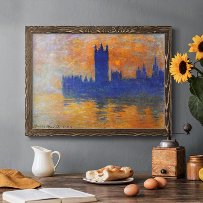 Maisons du Parlement, coucher de soleil 02, 1904 - Reproduction de photo sur toile