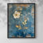 FLORAL Series XLV - reproduction encadrée de qualité supérieure - prête à être accrochée - aucun clou requis-1316203417-1316203420