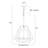 Cranford 16" W 5-Light Geometric Chandelier