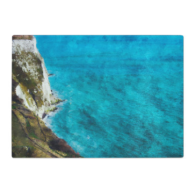 White Cliffs of Dover Painting Chopping Board