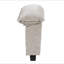 Causeuse de style moderne moelleux, tissu de chenille taupe, tissu d'ameublement de salon contemporain, 1 pièce, contreplaqué durable