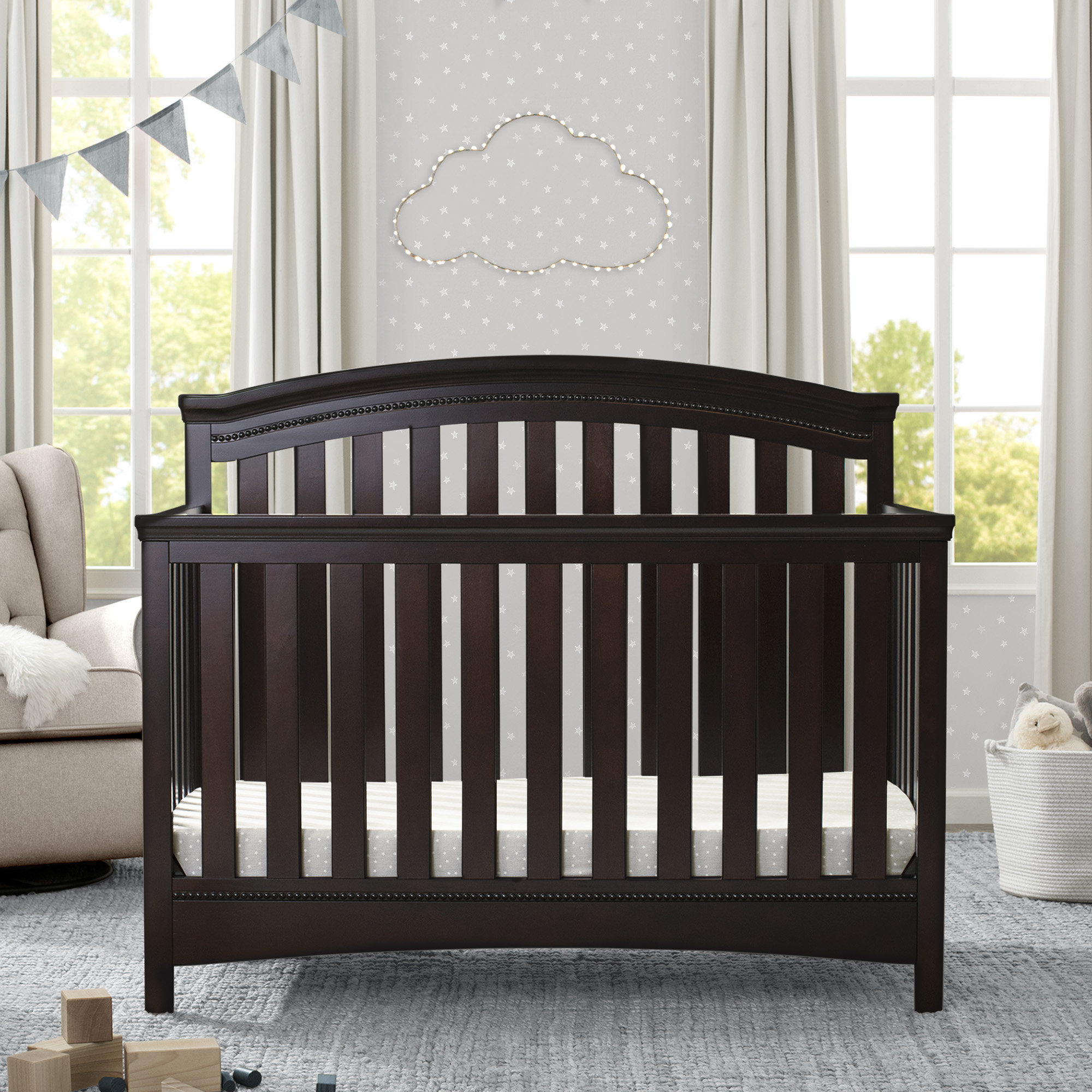 Delta Children Emerson 4-in-1 Convertible Crib Reviews Wayfair