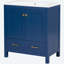 Meuble-lavabo simple 30 po avec plateau en résine Roseleen-2030283336