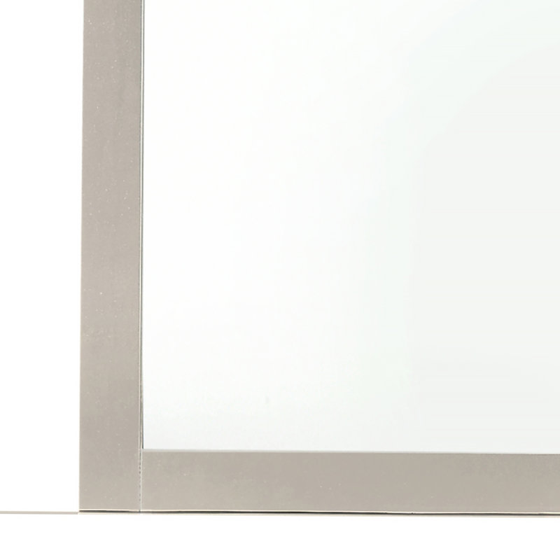 Elegant Silver Champagne Wall Mirror
