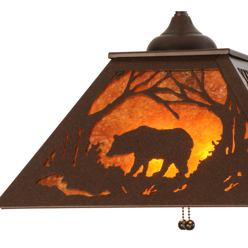 Rustic Lodge 2 - Light Pendant, Antique Bronze