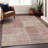 Premium Machine Washable Prisco Blush Rug-951730538