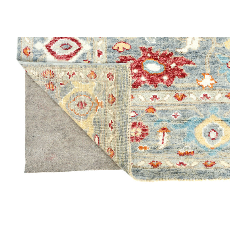 Tapis oriental transitionnel gris unique 8 x 10 One-of-a-Kind