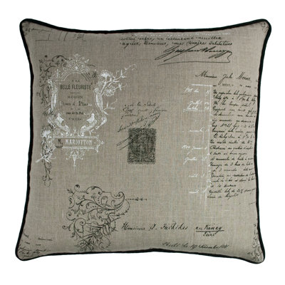 Coussin décoratif en lin belle