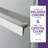 Kahn 48" W x 76" H Double Sliding Frameless Shower Door-52233373