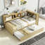 Daybed with trundle,storage cabinets and usb ports-1513781046