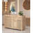 Brown Rectangular Solid Wood Reception Desk-1373973806