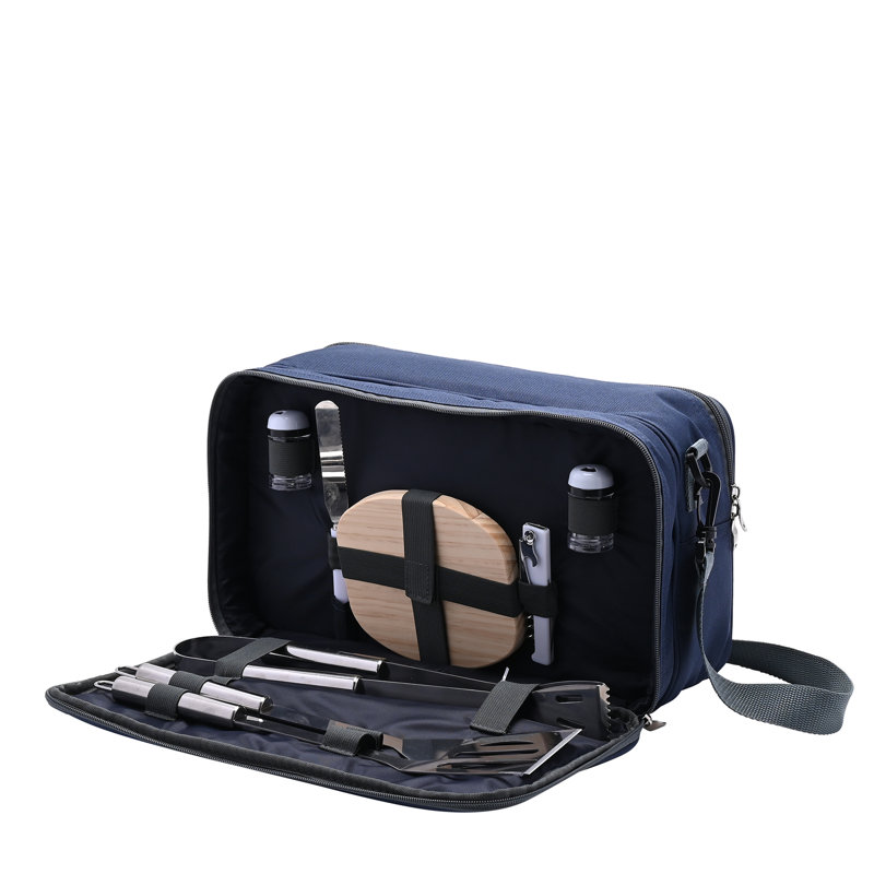 Polyester Picnic Tote Bag , Service for 2