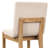 Upholstered Dining Chair with Full Back and Solid Wood Frame-98547470-118657765