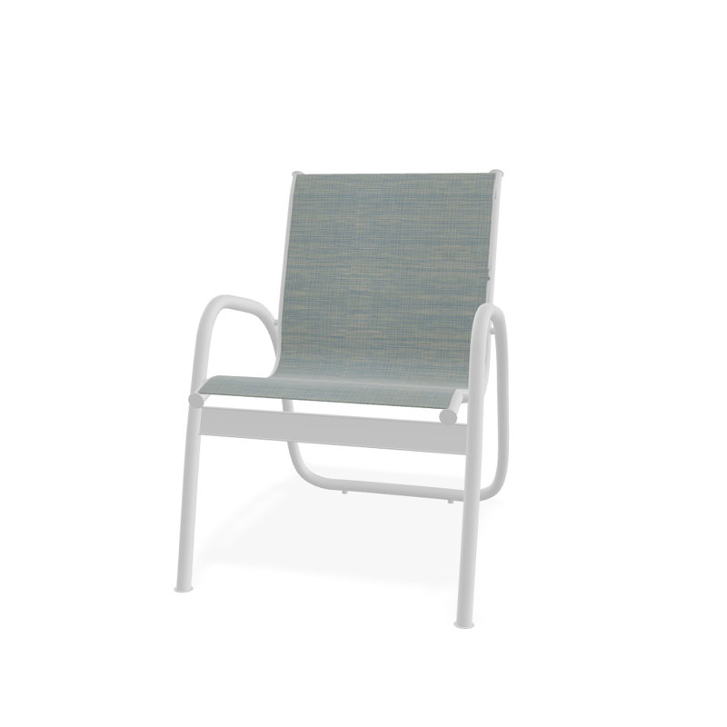 Fauteuil de patio Gardenella, Blanc texturé, Baja