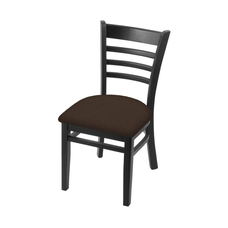 Chaise rembourrée, Café Rein, Noir