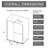 Glass Shower Screen Transforming To 30 - 60 In.W Sliding Door, 1/4 Inch Thick Shatter Glass, Accented Accessories X 72 In.H Door With Supporting Bar, Dual Purpose Function